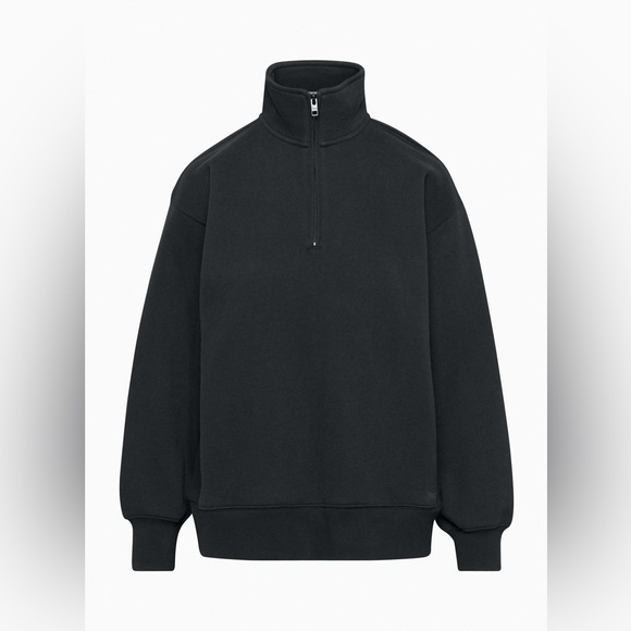 Aritzia Tops - Aritzia Tna Cozy Fleece Boyfriend 1/4 Zip Sweatshirt